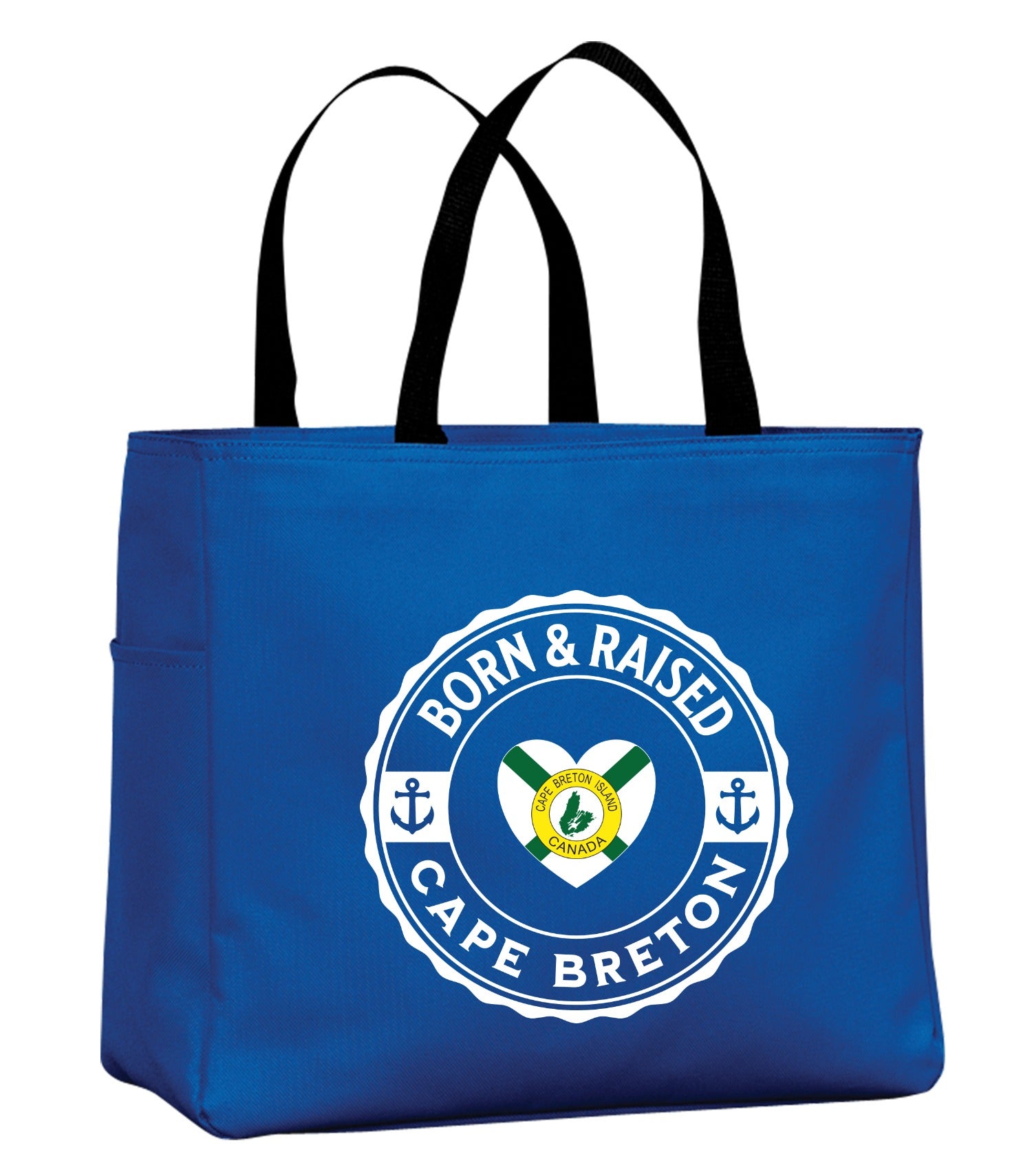 Born & Raised CB Heart Flag Tote Bag