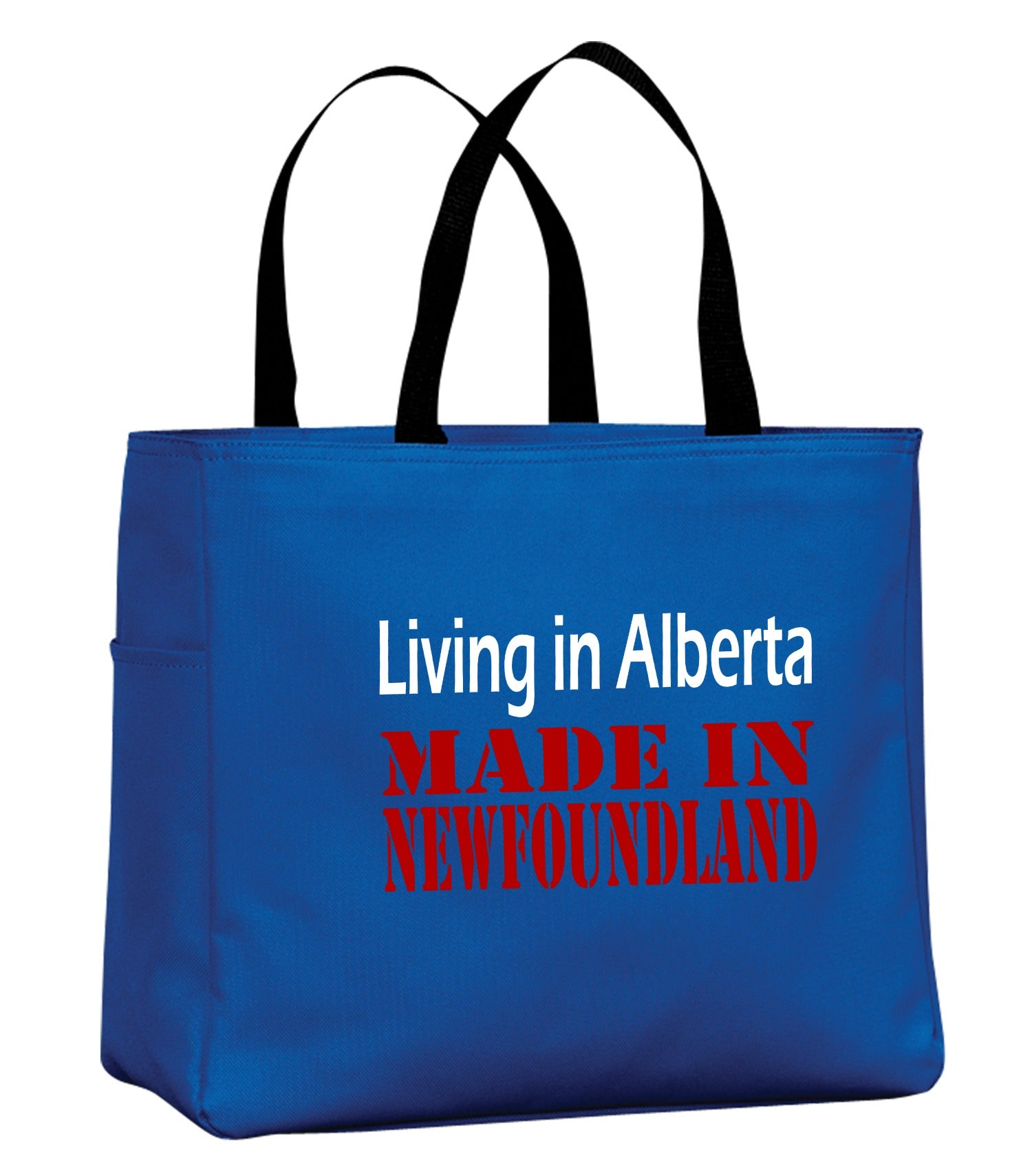 Living In Alberta Made In NFLD Tote Bag