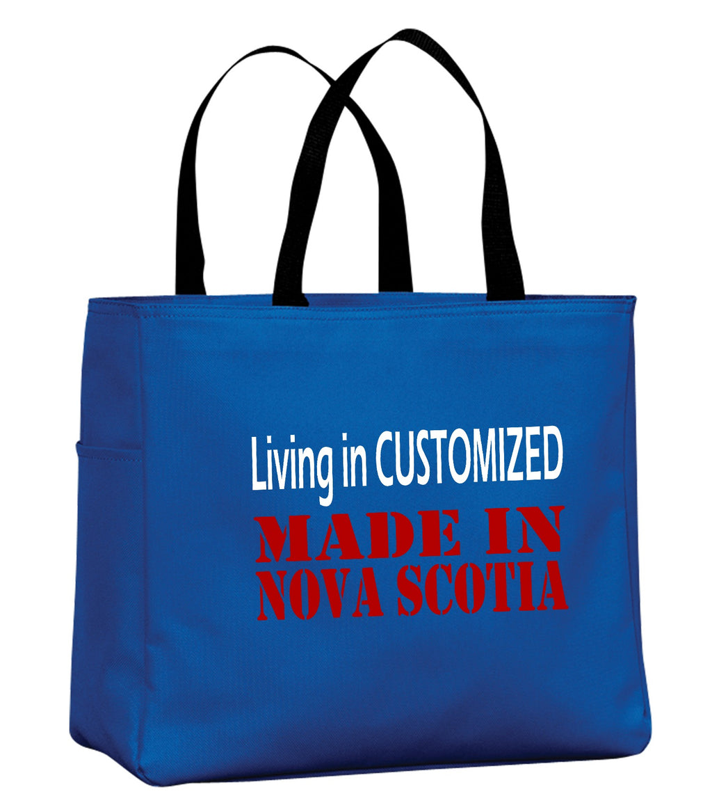Living In Customized Made In NS Tote template