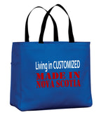 Living In Customized Made In NS Tote template