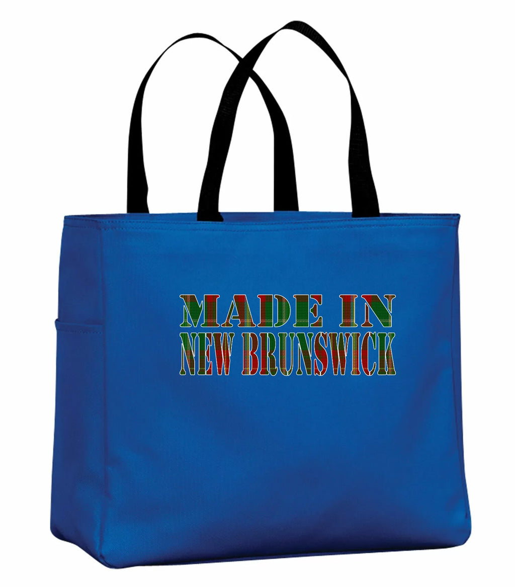 Made in New Brunswick Tartan Tote Bag in Royal