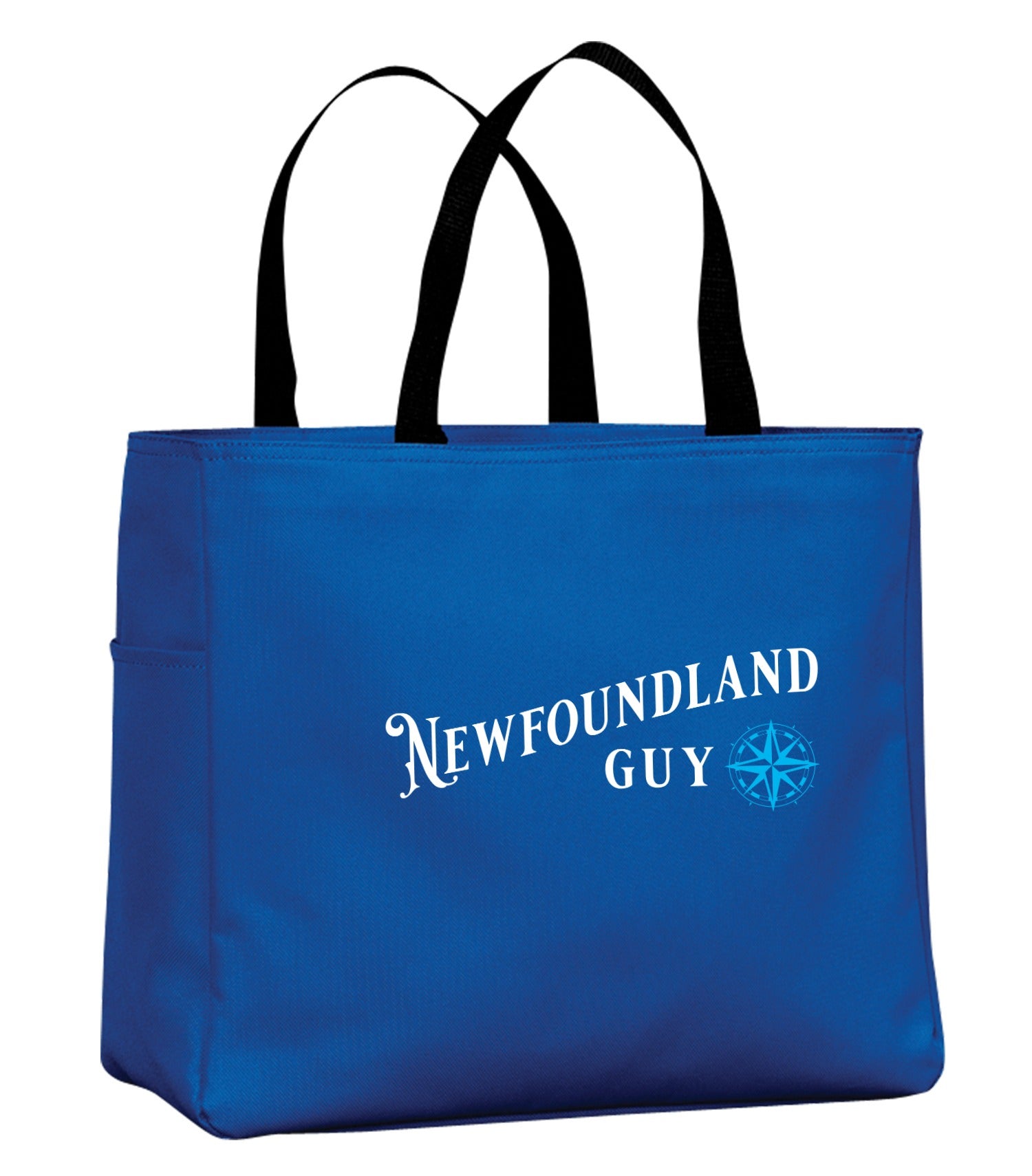 NFLD Guy Blue Compass Tote Bag