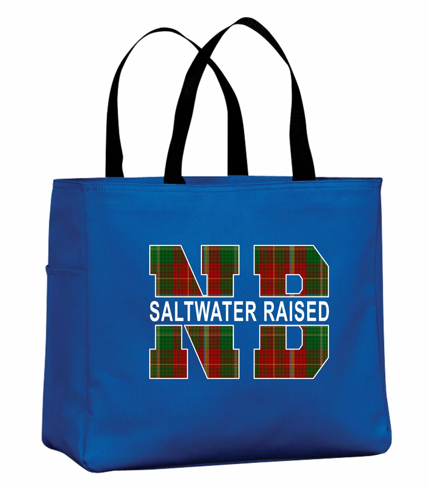 Saltwater Raised New Brunswick Tote Bag in Royal