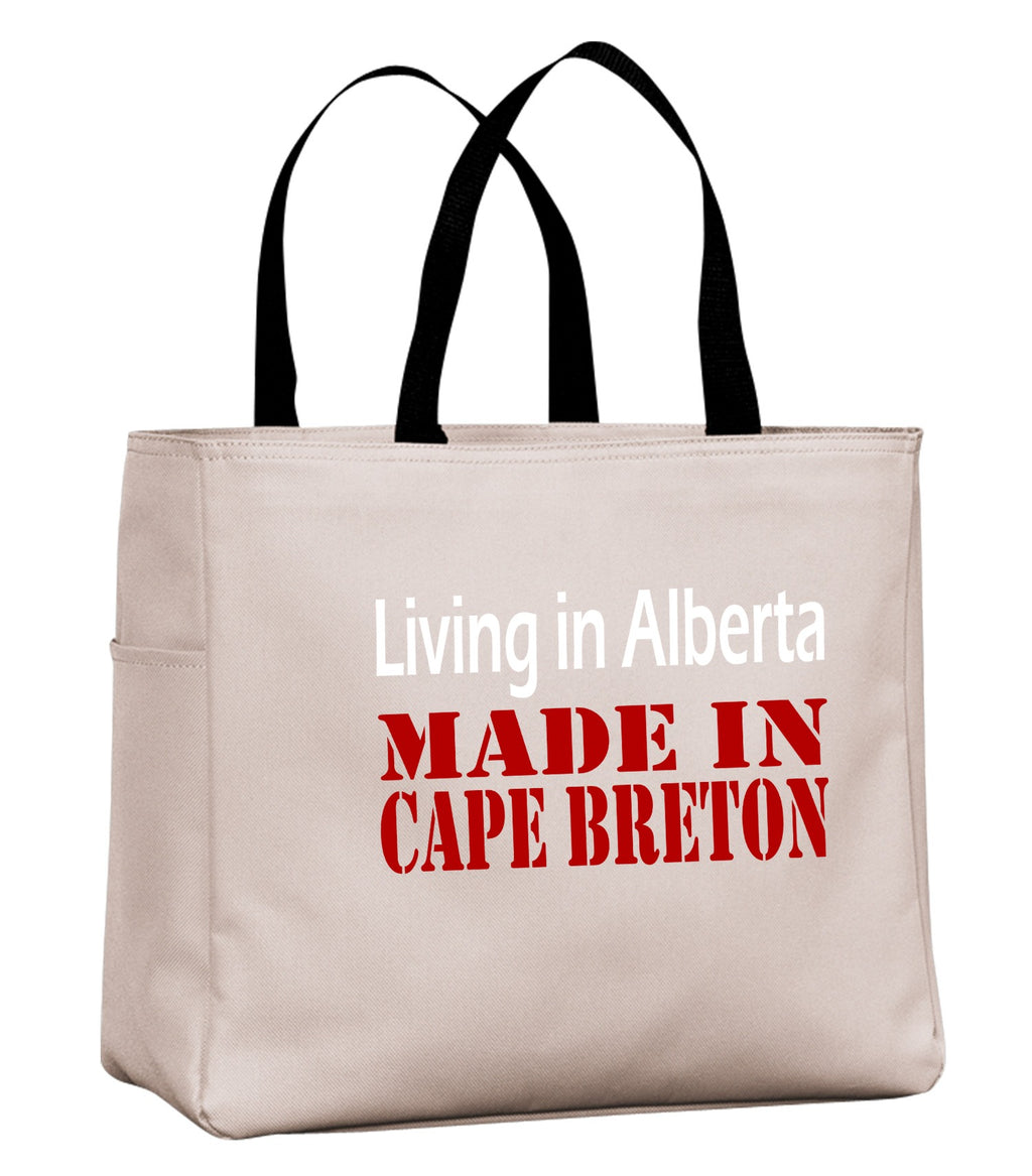 Living In Alberta Made In Cape Breton Tote Bag