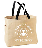 Maritime Swag New Brunswick Octopus Tote Bag in Stone