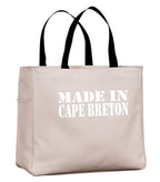 Made In CB White Lettering Tote Bag