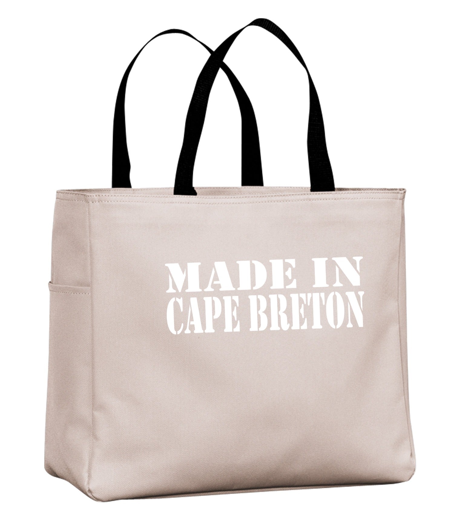 Made In CB White Lettering Tote Bag