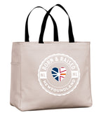 Born & Raised Heart Flag NFLD Tote Bag