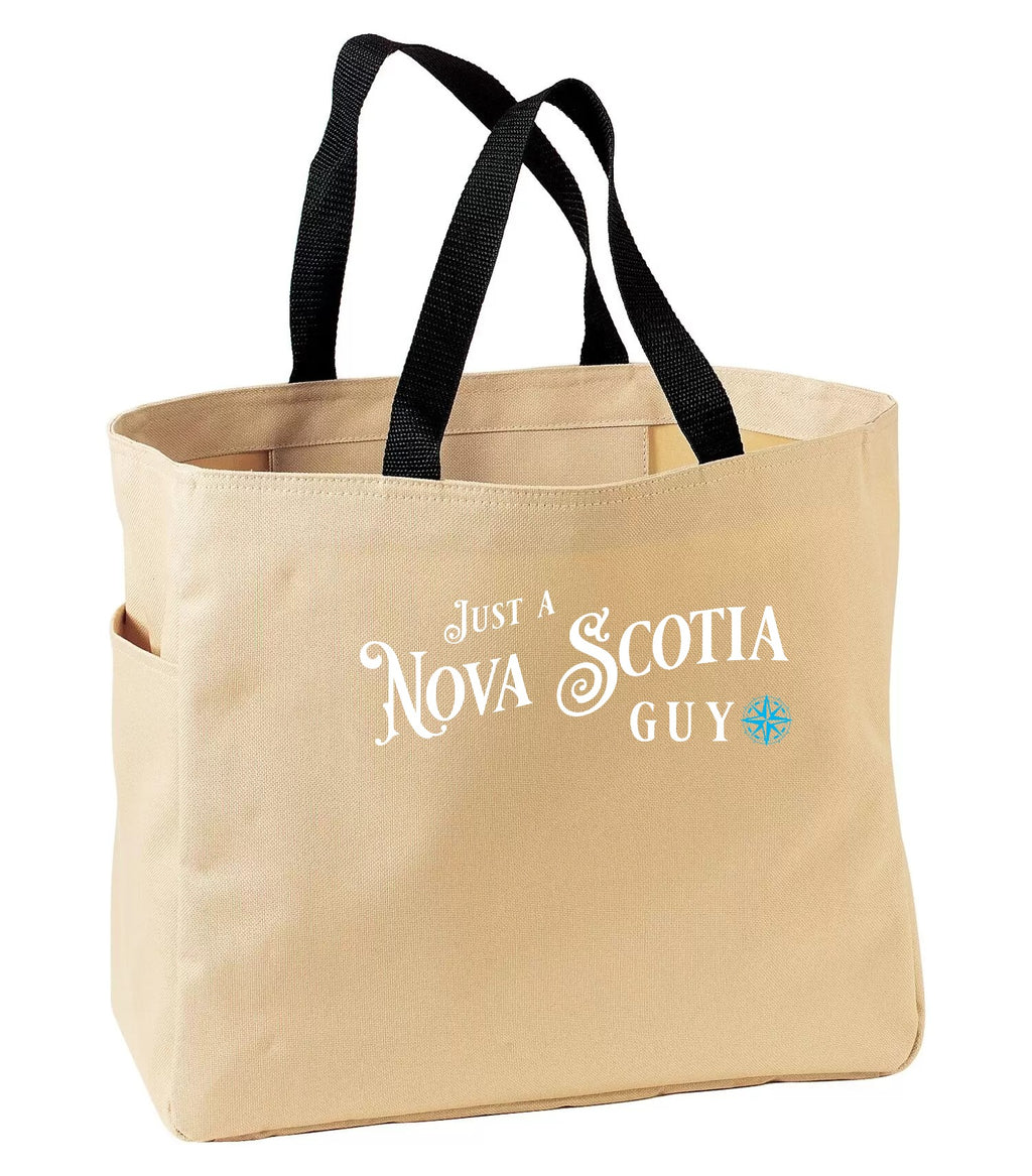 Just A NS Guy Blue Compass Tote