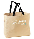 Just A NS Guy Blue Compass Tote