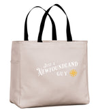 Just A NFLD Guy Yellow Compass Tote Bag