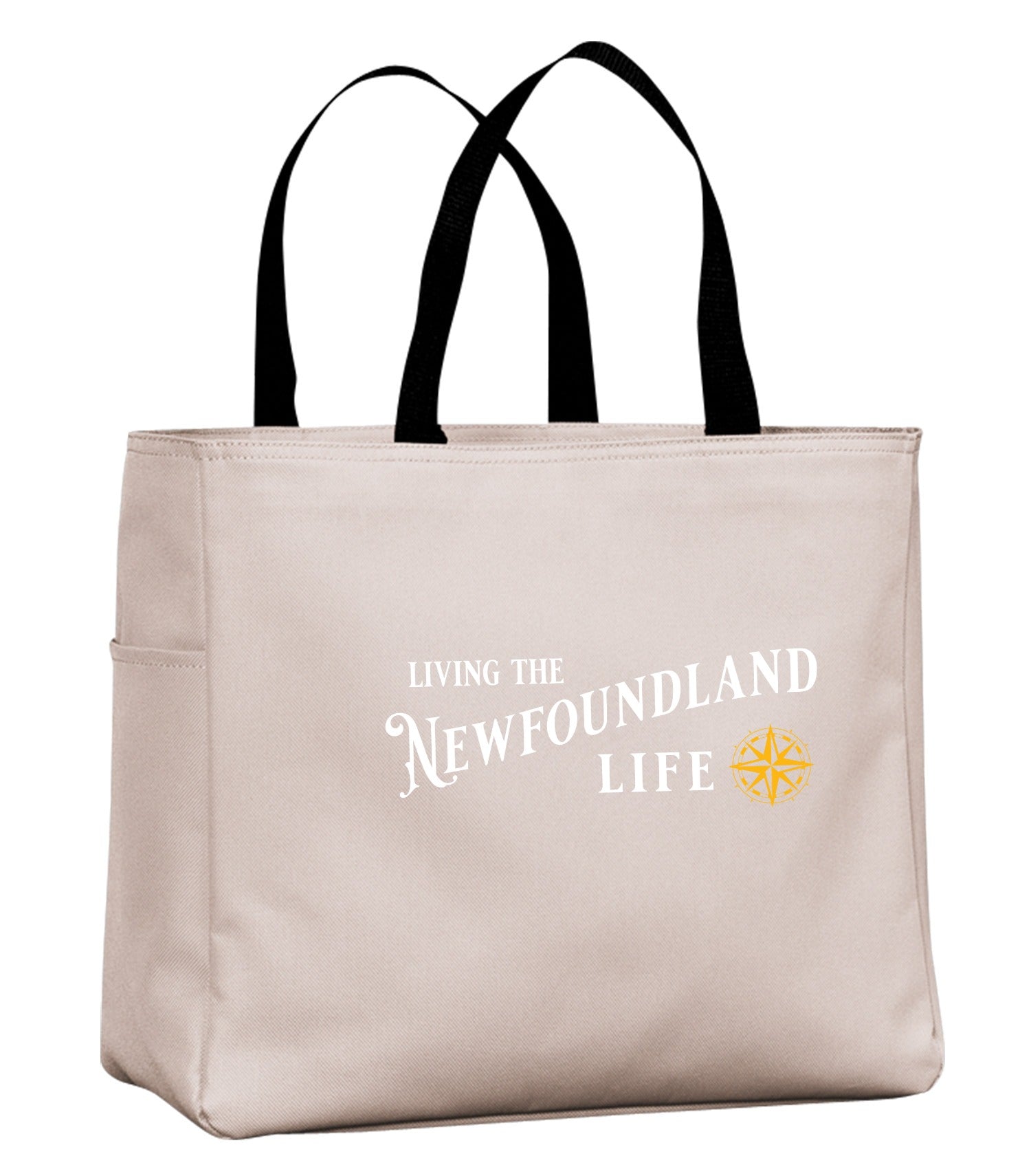 Living The NFLD Life Yellow Compass Tote Bag