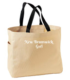 New Brunswick Girl Heart Dot Tote Bag