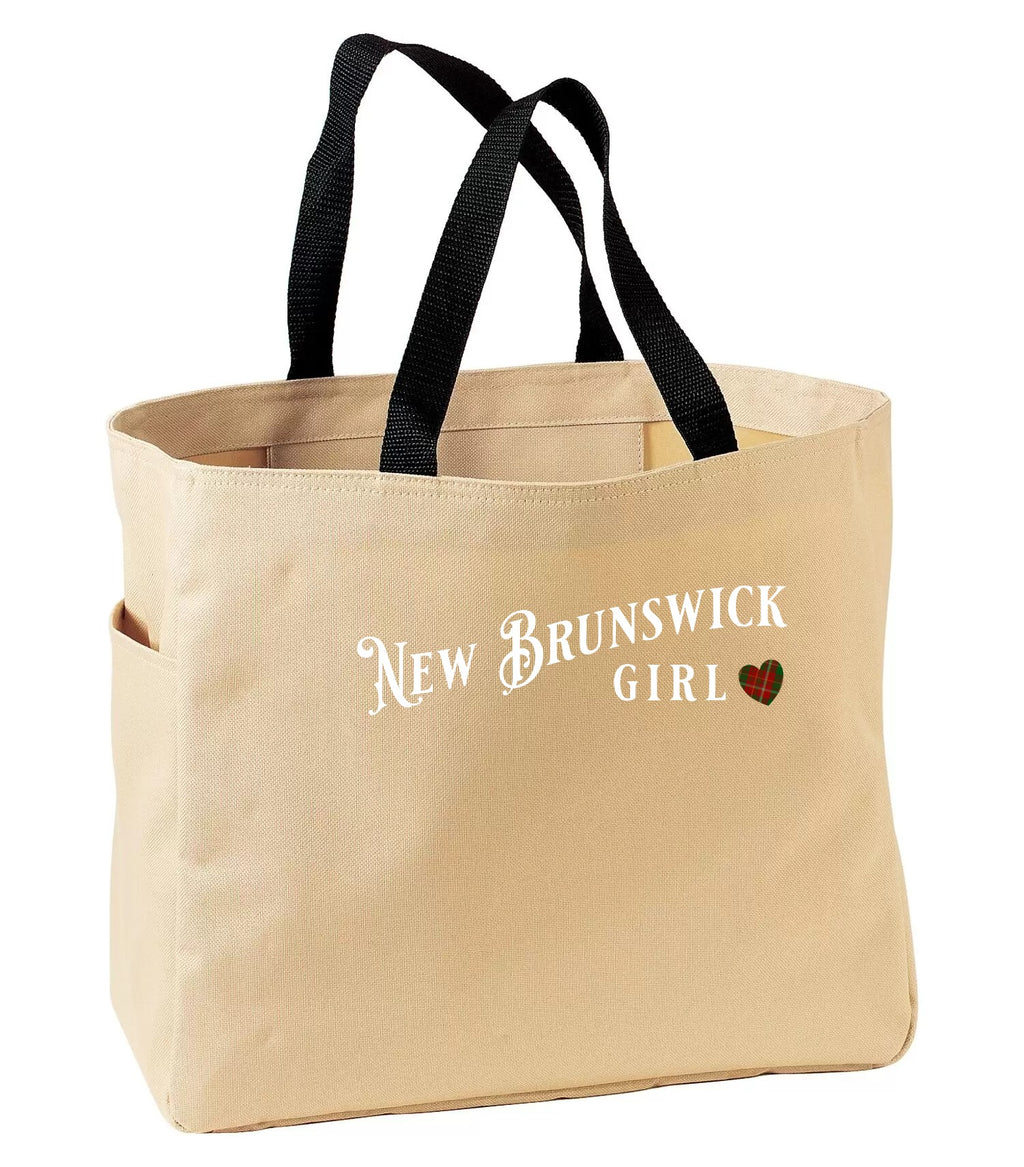 New Brunswick Girl Tartan Tote Bag