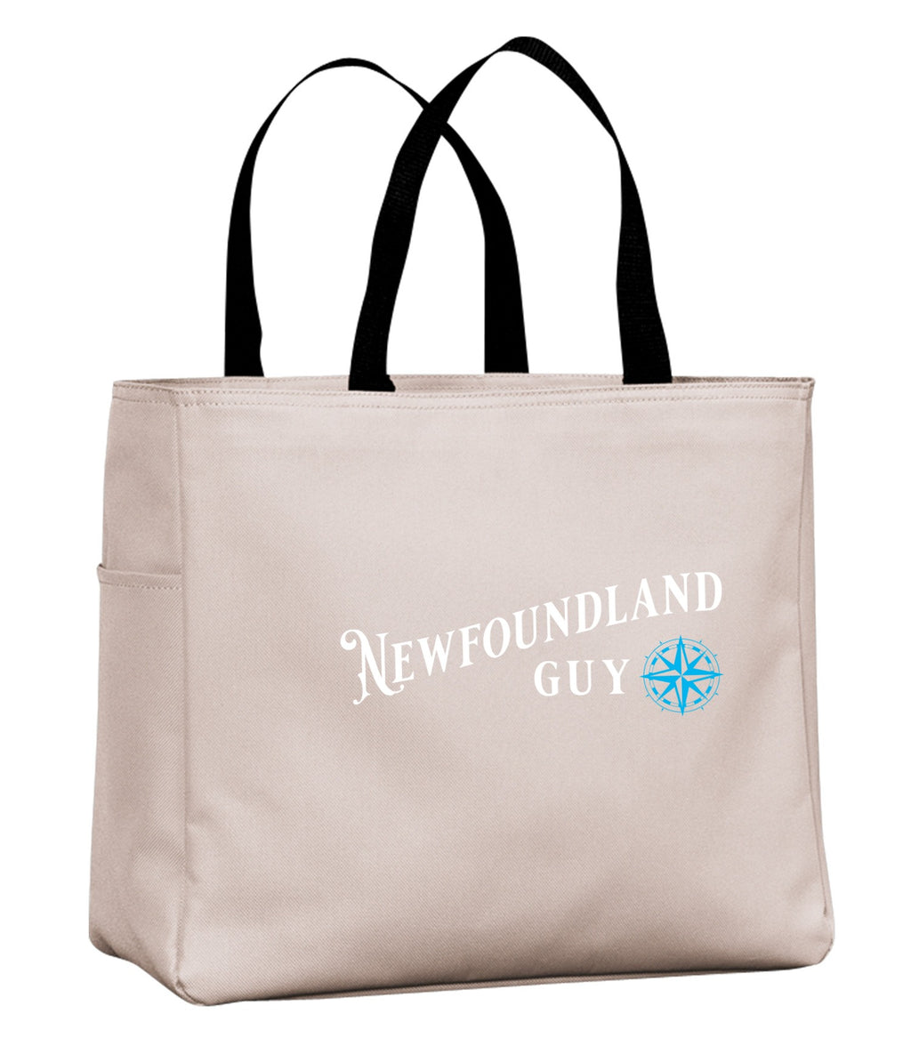 NFLD Guy Blue Compass Tote Bag