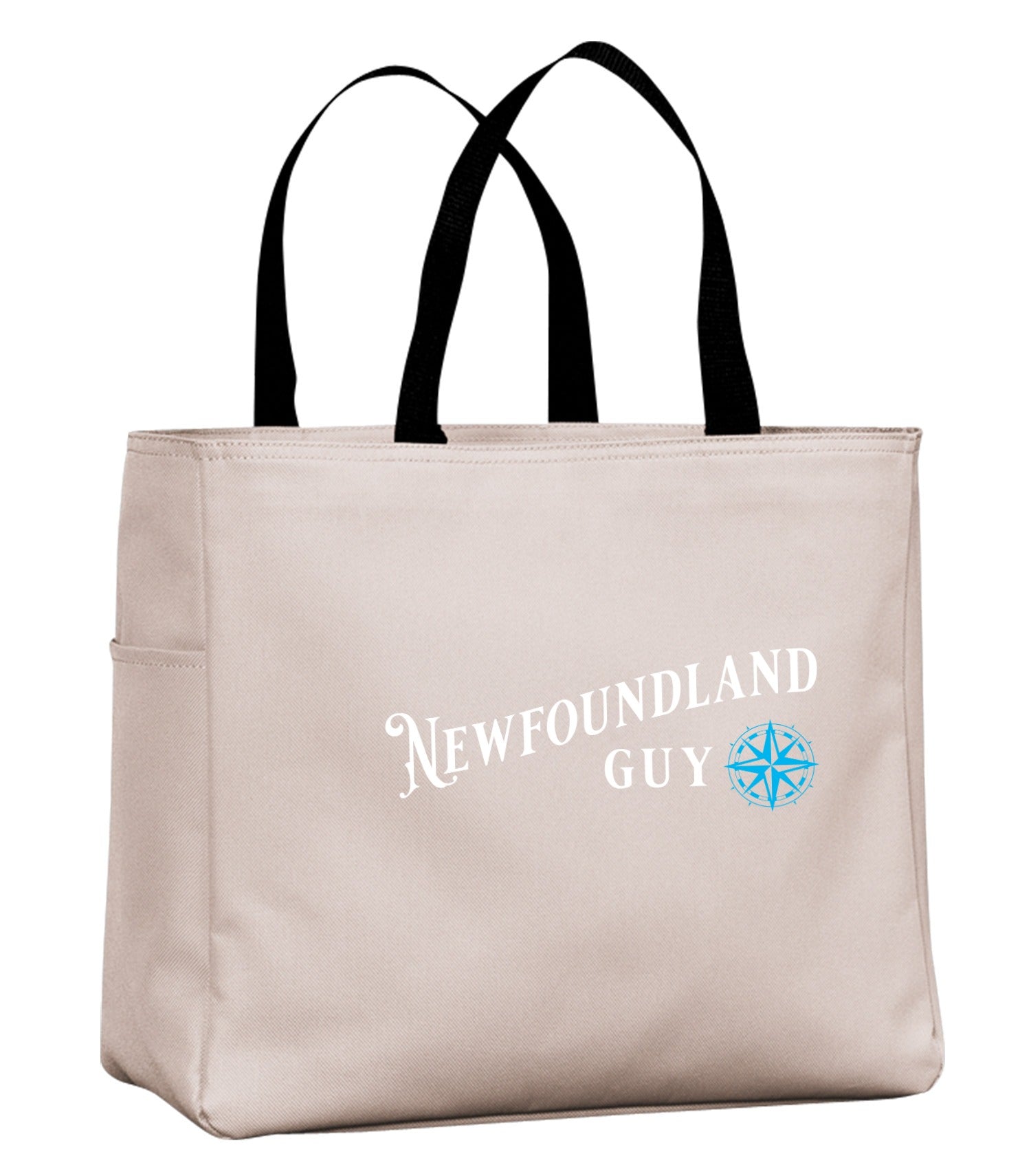NFLD Guy Blue Compass Tote Bag