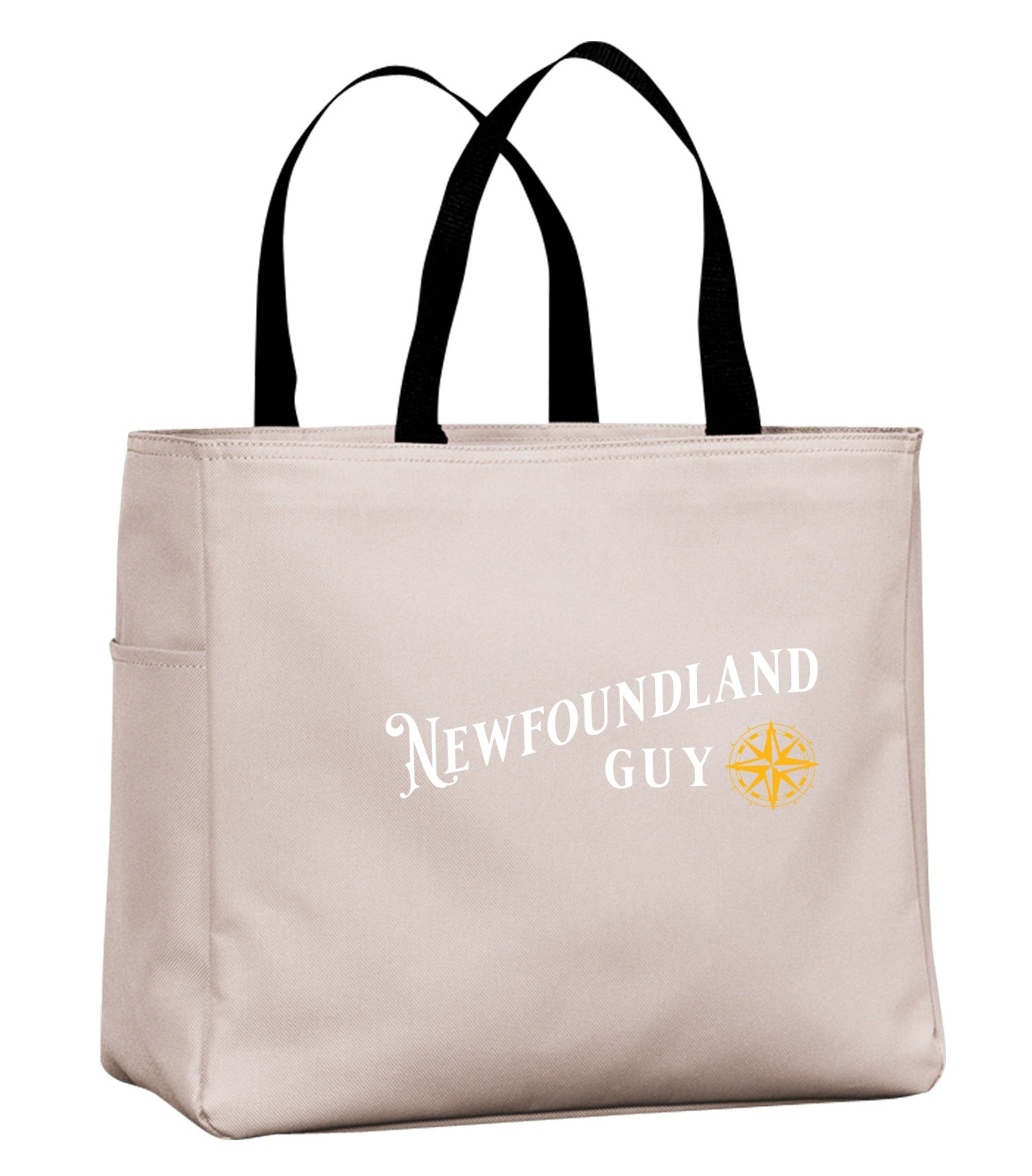 NFLD Guy Yellow Compass Tote Bag