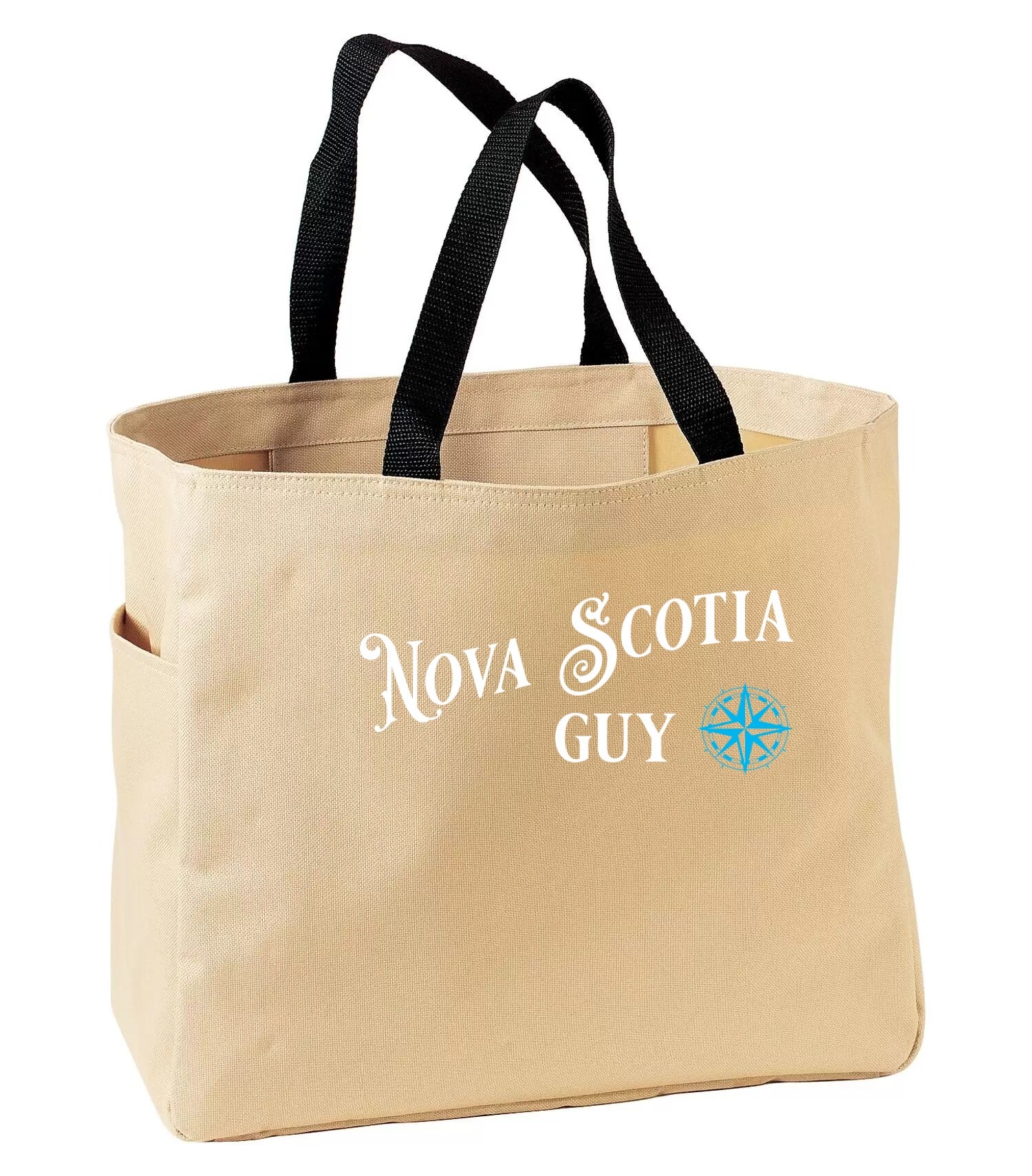 Ns Guy Blue Compass Tote