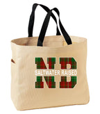 Saltwater Raised New Brunswick Tote Bag in Stone