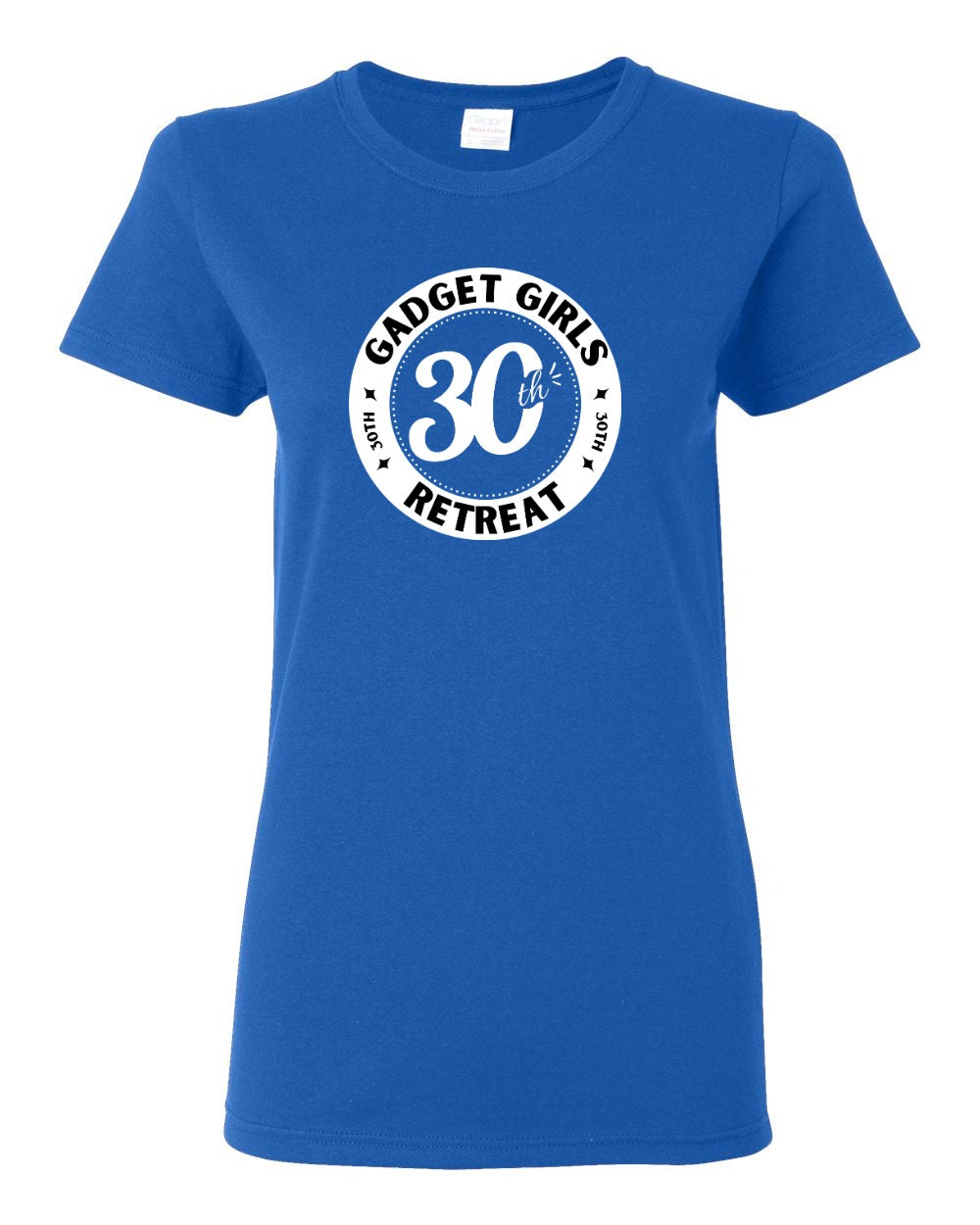 Gadget Girls 30th Retreat Women's Tees White Logo