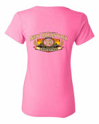 Nb Understand Left Chest and Back Women's Tee in Azalea Pink - back