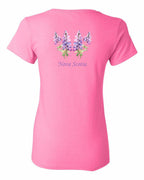 NS Lupins Left Chest and Back Women's Tee