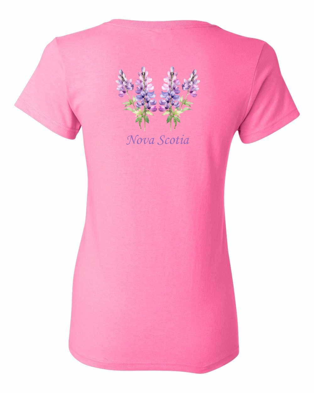 NS Lupins Left Chest and Back Women's Tee