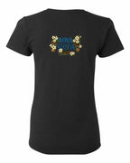 NS Flowers Left Chest and Back Women's Tee