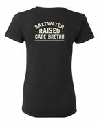 CB Saltwater Raised Sign Left Chest and Back Women's Tee