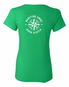 Maritime Swag NS Compass Left Chest and Back Women's Tee