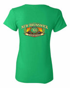 Nb Understand Left Chest and Back Women's Tee in Irish Green - back