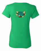 NS Flowers Left Chest and Back Women's Tee