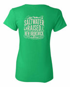 NB Saltwater Raised Folk Left Chest and Back Women's Tee
