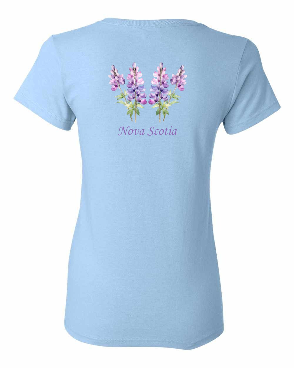 NS Lupins Left Chest and Back Women's Tee