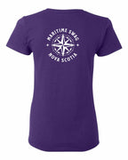 Maritime Swag NS Compass Left Chest and Back Women's Tee