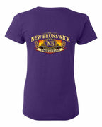 Nb Understand Left Chest and Back Women's Tee in Purple - back