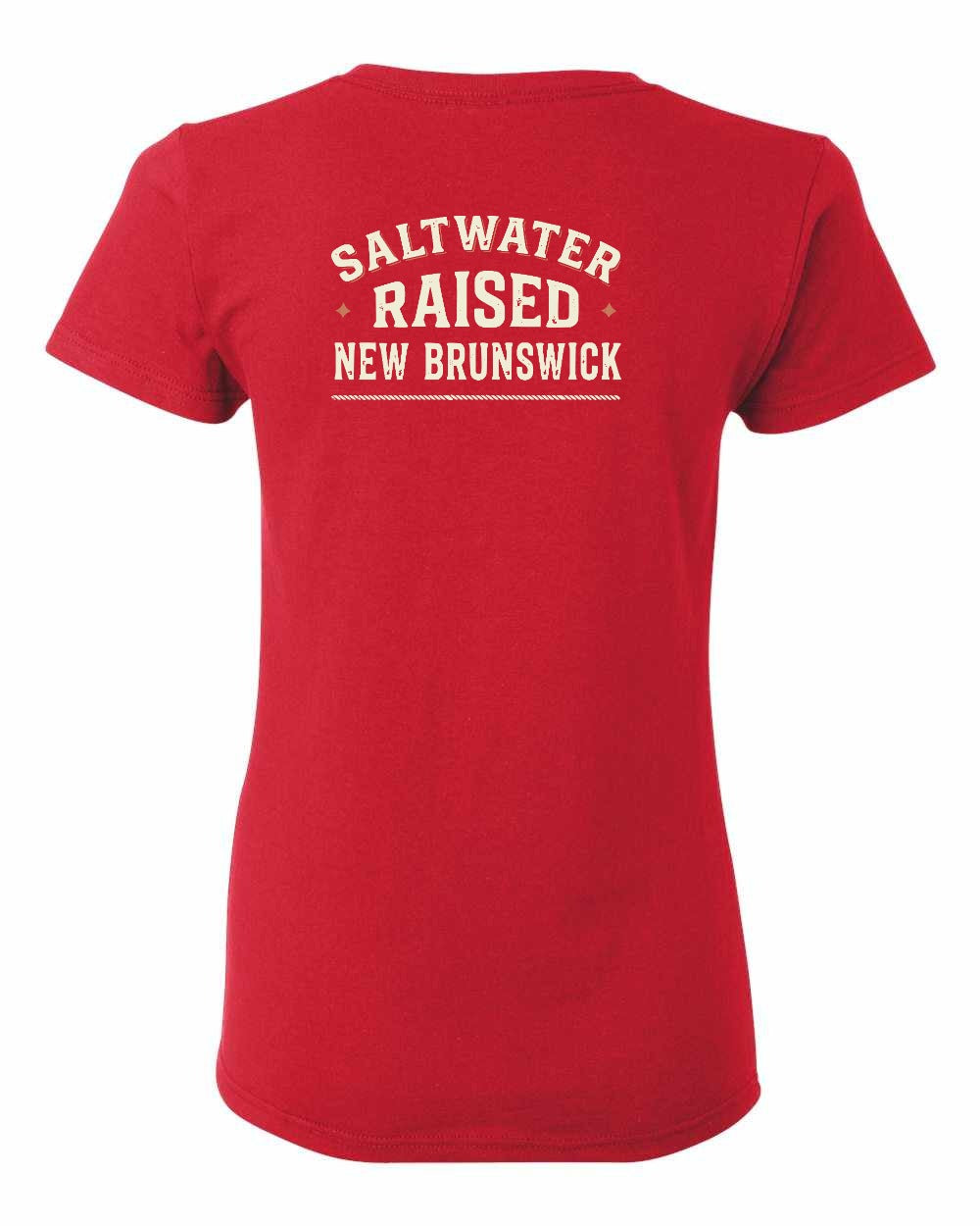 NB Saltwater Raised Sign Left Chest and Back Women's Tee