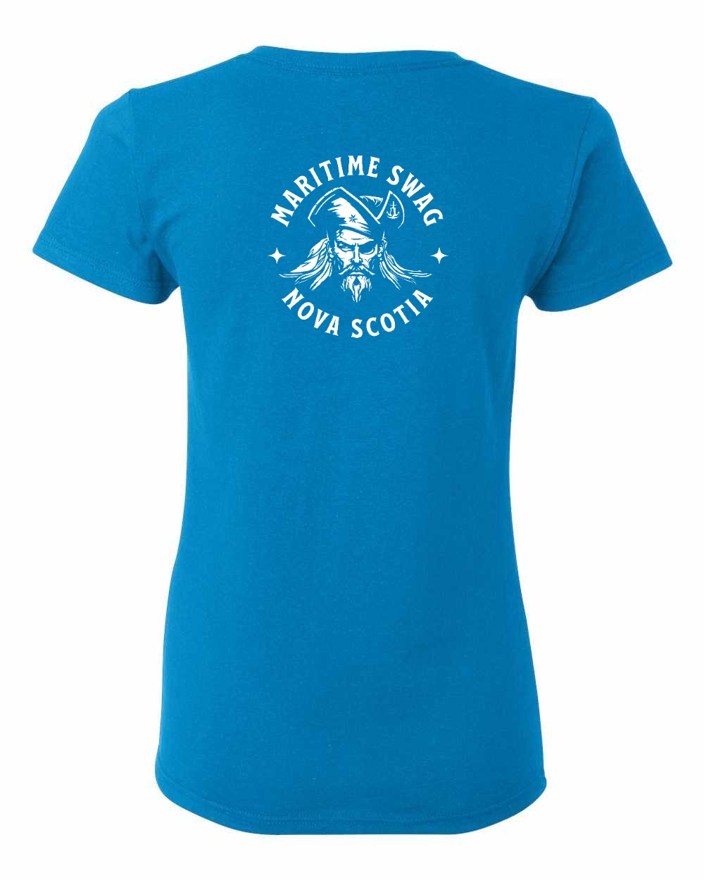 Maritime Swag NS Pirate Left Chest and Back Women's Tee