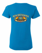 Nb Understand Left Chest and Back Women's Tee in Sapphire - back