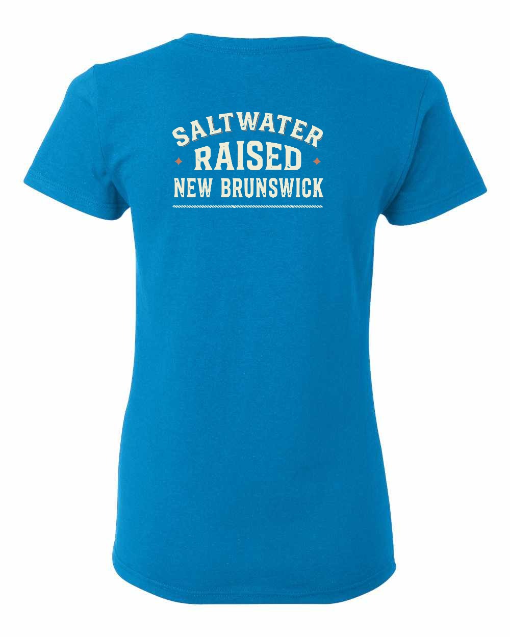 NB Saltwater Raised Sign Left Chest and Back Women's Tee
