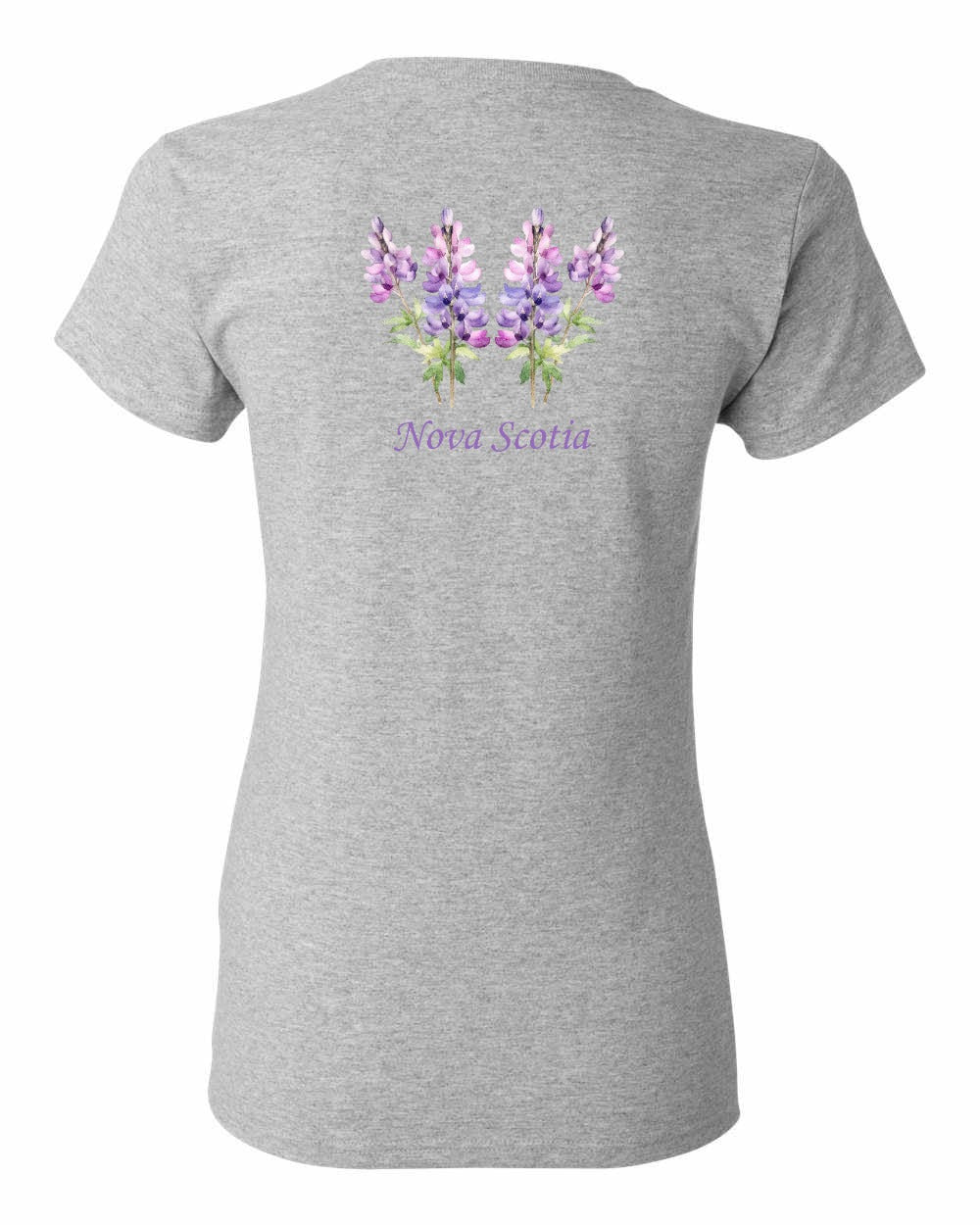 NS Lupins Left Chest and Back Women's Tee