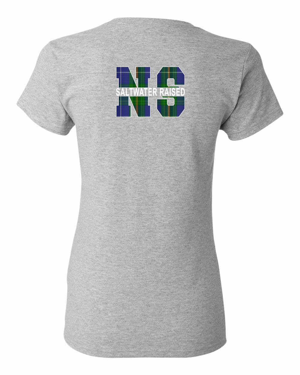 Saltwater Raised NS Left Chest and Back Women's Tee