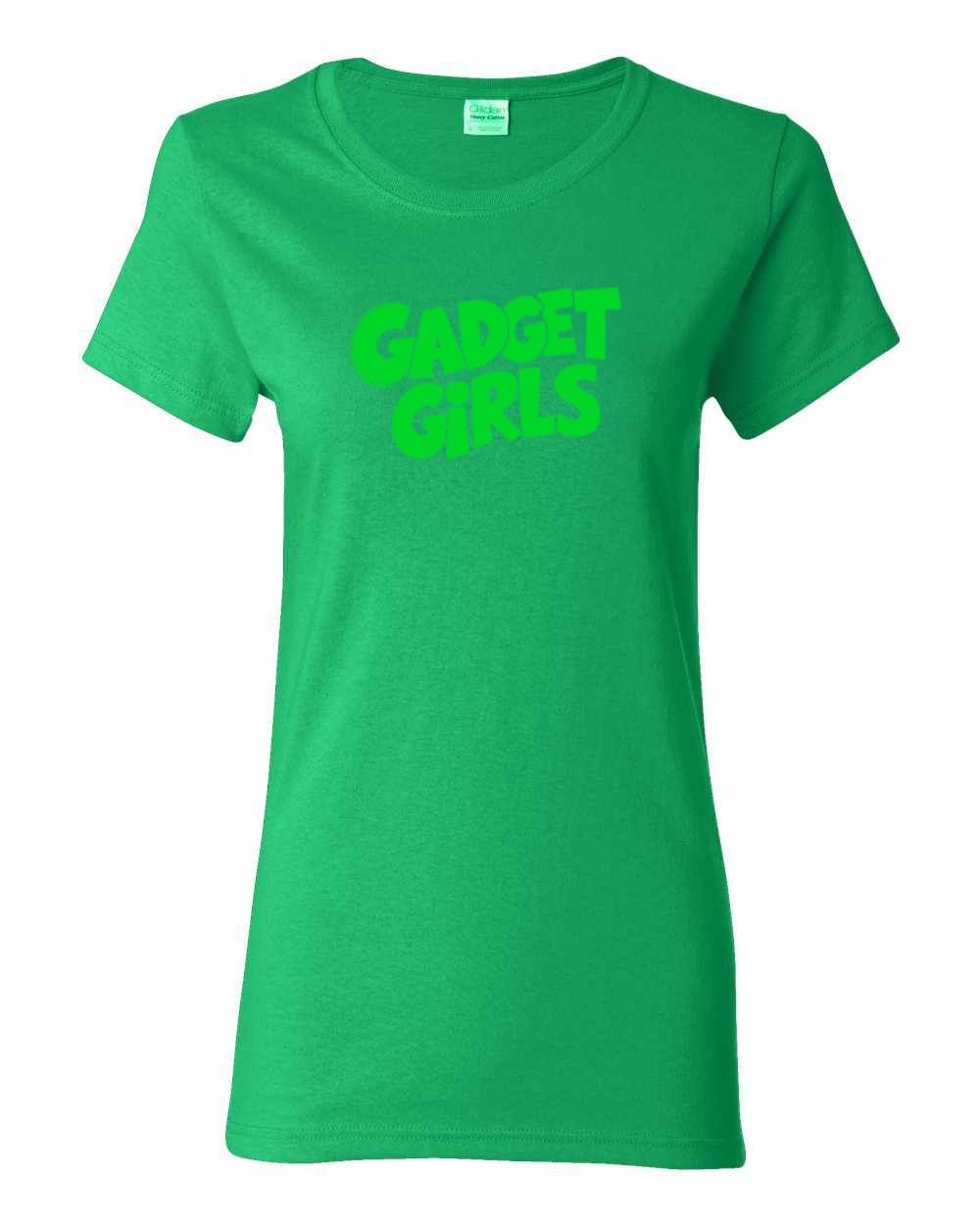 Gadget Girls Women's Tees Green Logo