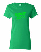Gadget Girls Women's Tees Green Logo