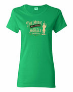 Muisic Will Continue Bagpipes Women's Tee in Irish Green