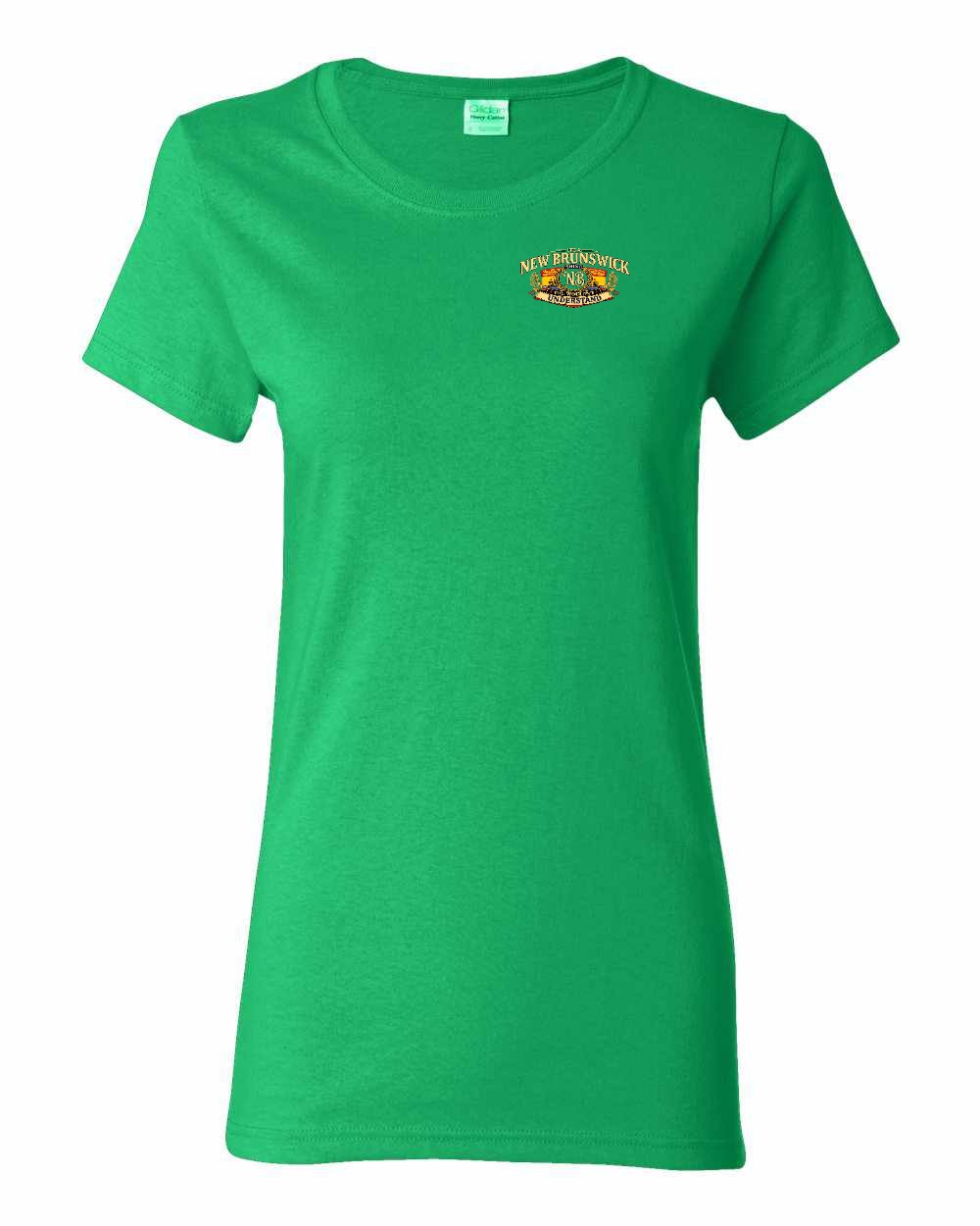 Nb Understand Left Chest and Back Women's Tee in Irish Green