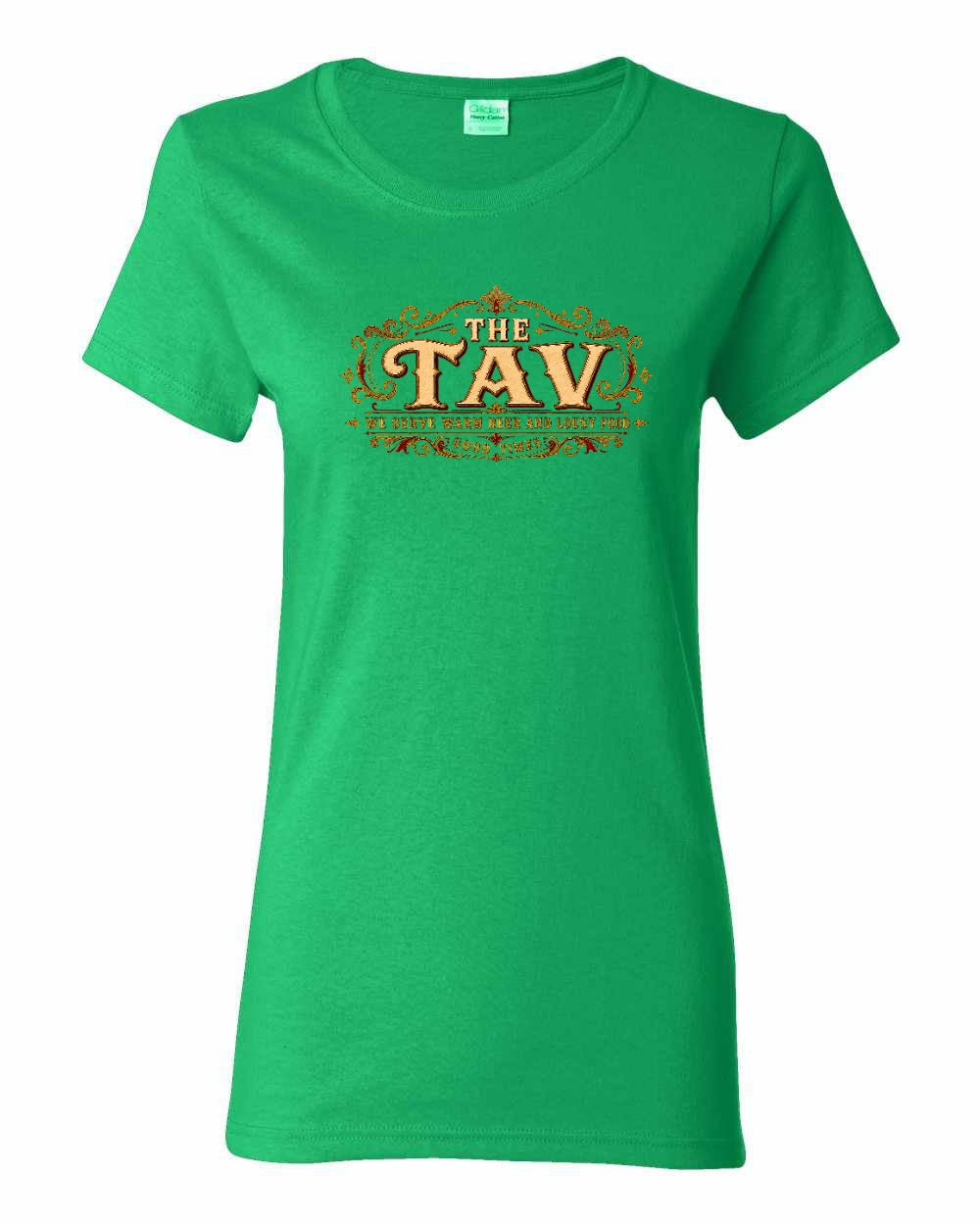 The Tav Garment Women's Tee in Irish Green