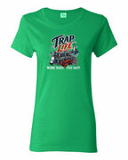 Trap Life Women's Tee in Irish Green