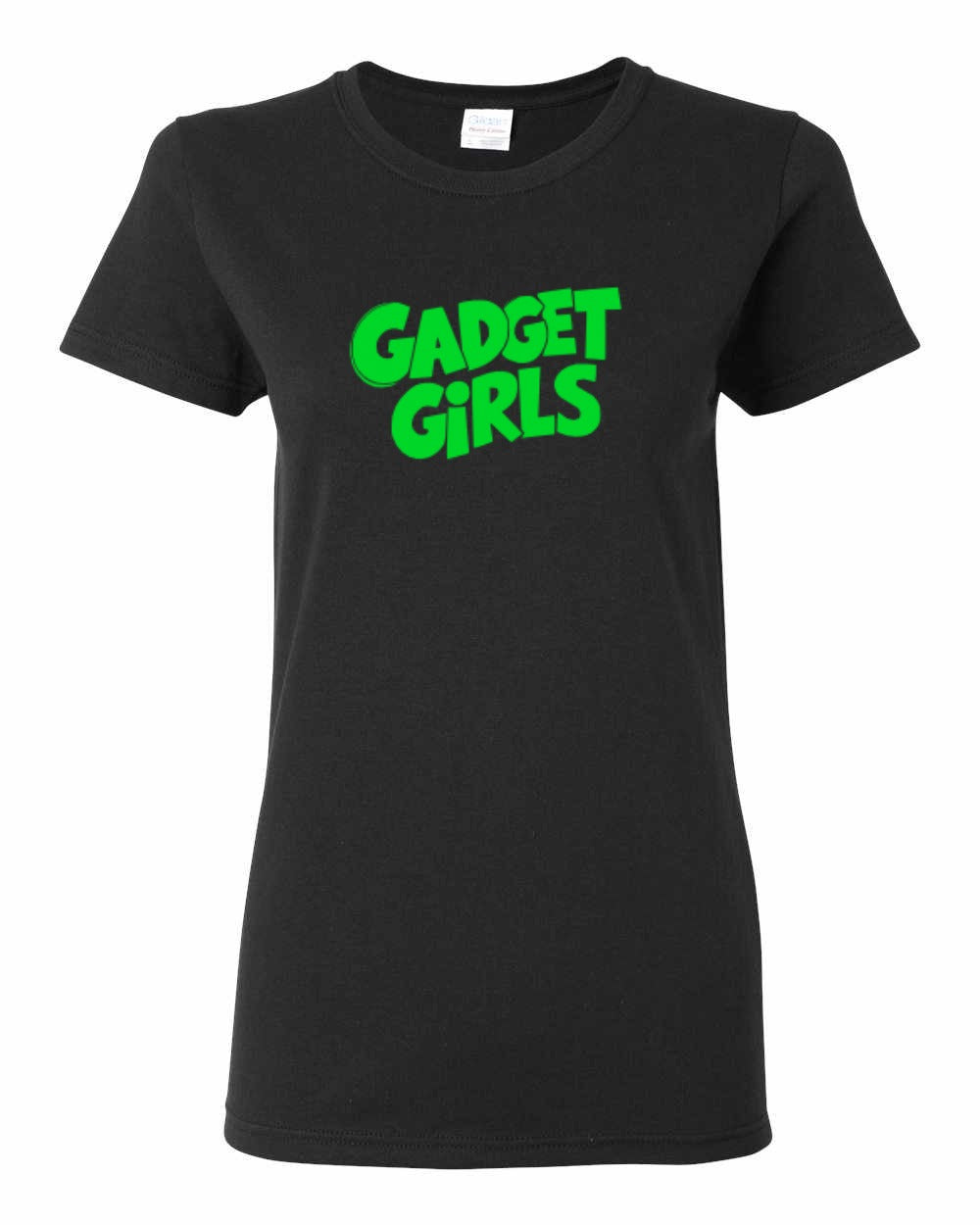 Gadget Girls Women's Tees Green Logo