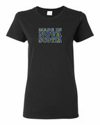Made In NS Tartan Lettering Women's Tee